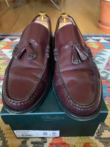 Paraboot burgundy tassel
