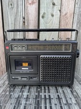 Sharp 2800e radio cassette - sharp,