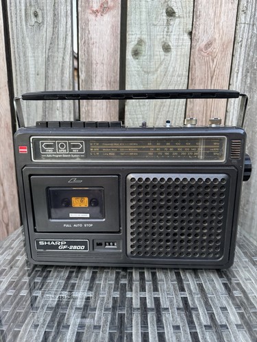 Sharp 2800e radio cassette - sharp,
