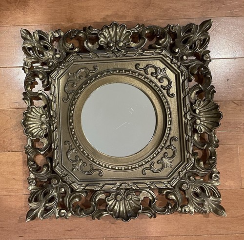 Vintage mirror baroque italian - vintage,