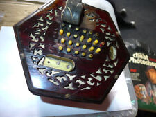 Lachenal English 48 Button Concertina  No. 36622 .. Bagged.. 1900s..  GC