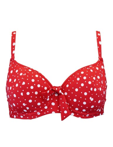Pour moi red padded - bikini, top