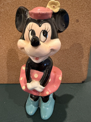 Vintage minnie mouse ceramic - mouse,