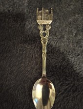 800 Hallmarked Silver Worms Cathedral Germany Teaspoon VGC 15g
