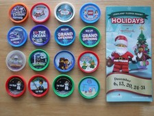 Legoland 16 Pop Badges plus