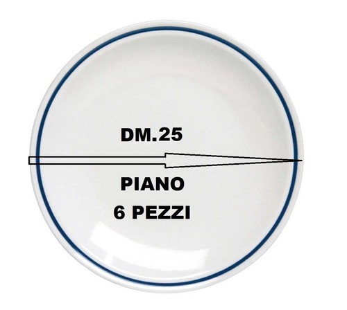 Tognana pcs flat - tognana, plate