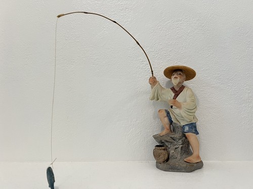 Genuine porcelain fisherman - genuine,