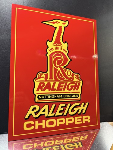 Raleigh chopper sign board - chopper,