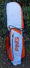6 Division Ping Orange Golf Stand Carry Clubs Bag*