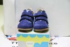 BO-BELL 'TONTO' BOYS BLUE SUEDE/LEATHER SHOES SIZE UK 4 JNR EU 20
