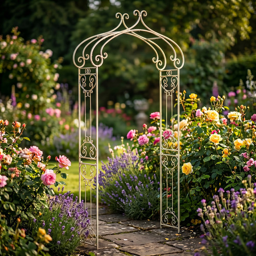 Garden arch metal - metal, rustic