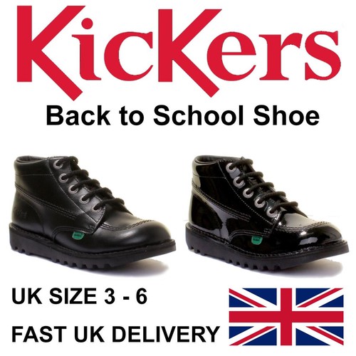 Kickers kick black - hi,