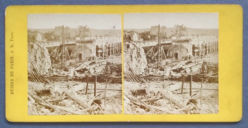 Paris commune ruins at - commune,,