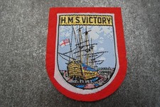 HMS Victory Woven Cloth Patch Badge (L18S)