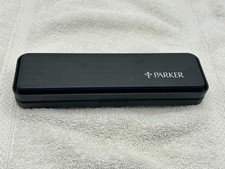 Parker brushed steel propelling pencil in box