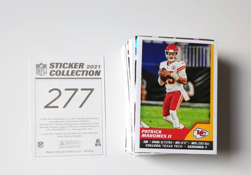 Panini nfl sticker collection - nfl,