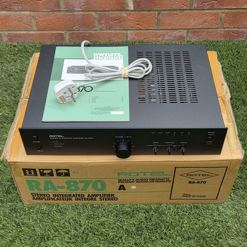 Rotel 870 stereo integrated - rotel,
