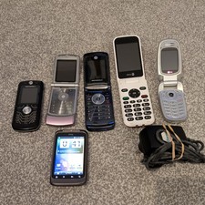 Job Lot of 6 Mobile Phones - Faulty / For Spares or Repairs