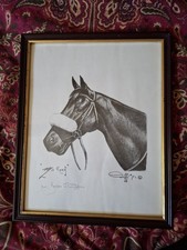 FRAMED PRINT OF RACEHORSE MILL