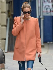 A683 ZARA WOMAN COAT CORAL