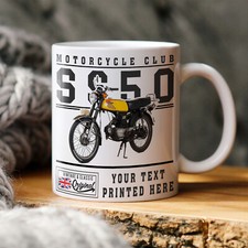 Personalised Motorbike Mug
