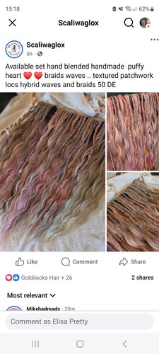 Dreaded waves embellished - dreaded,
