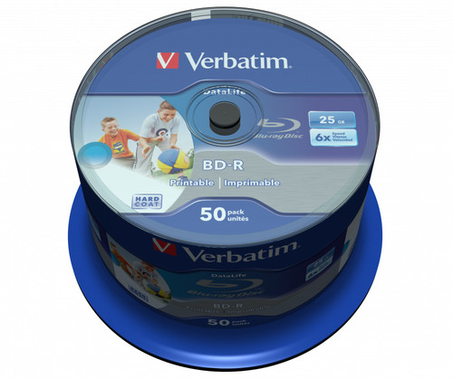 Verbatim 25gb blu - bd-r, blu-ray