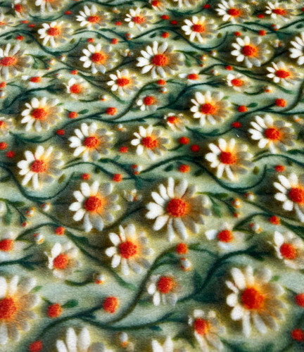 Daisy cuddle fleece - 3d,