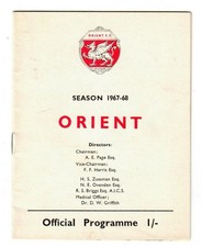 Orient - 1967-68 - Home