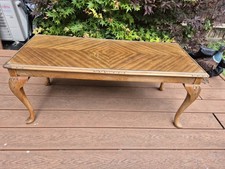 Early C20 Oak Long John, Quartered Veneer  Oak Top Under Glass. VGC. Del Poss