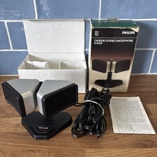 Vintage Philips Cardioid Stereo Microphone N8402, Retro Excellent Condition Read