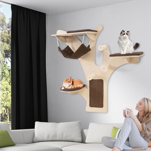 Cat wall shelves - cat, furniture