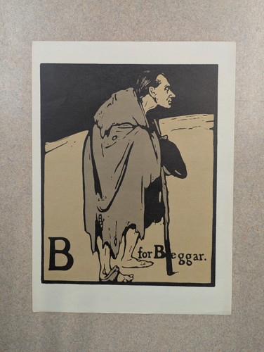 Alphabet print for beggar - b,