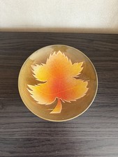 Vintage MCM Poole Pottery Aegean Leaf Plate/Dish 8” Diameter