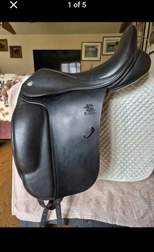 Fairfax black leather dressage - fairfax,