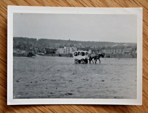 Old photograph beach - photograph,