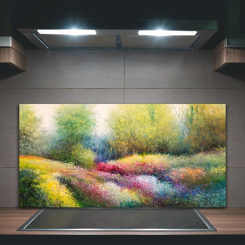 Kitchen splashback toughened - kitchen,