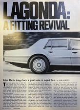 1977 Road Test Aston Martin