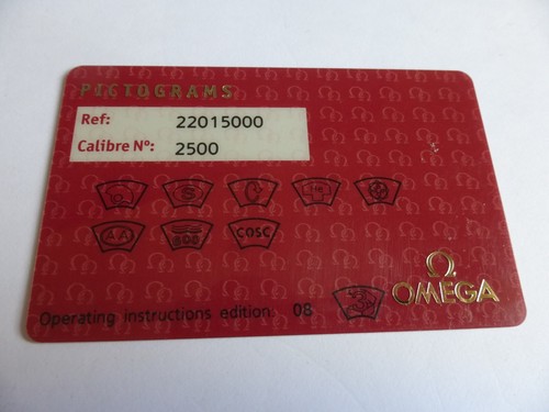 Omega pictogram card - pictogram,