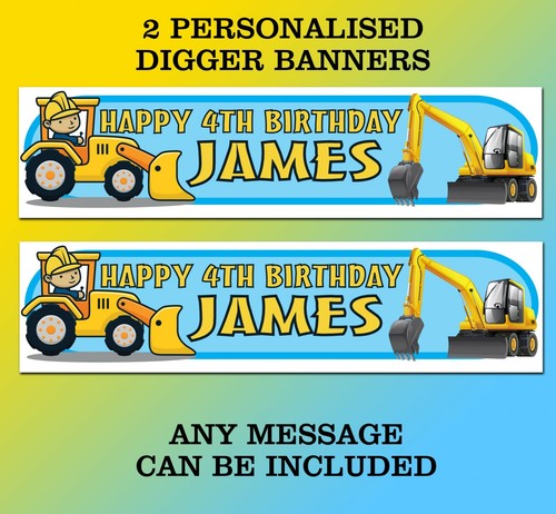 Digger banners - digger,