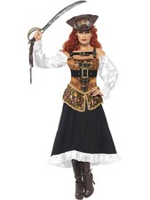Ladies steampunk pirate wench - ladies,
