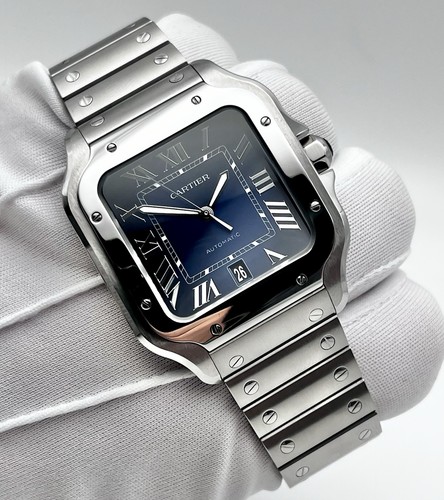 Cartier santos large - cartier, blue