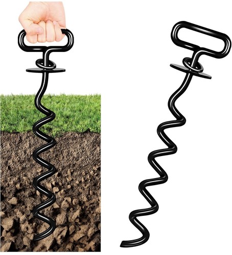 Ground anchor dog - dog, stake