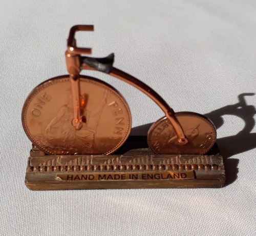 Vintage penny farthing coin - farthing,