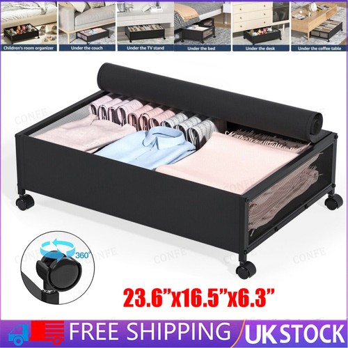 Under bed storage - under, wheels