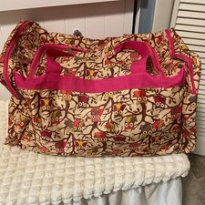 Anna Smith Owl Fabric Satchel