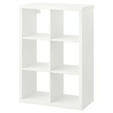 White Shelving Unit Cube