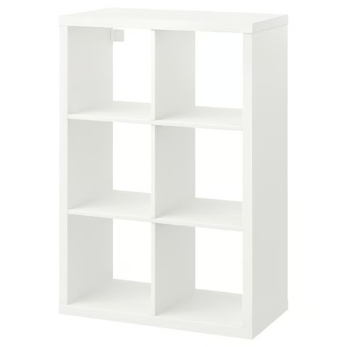 White shelving unit cube - white,