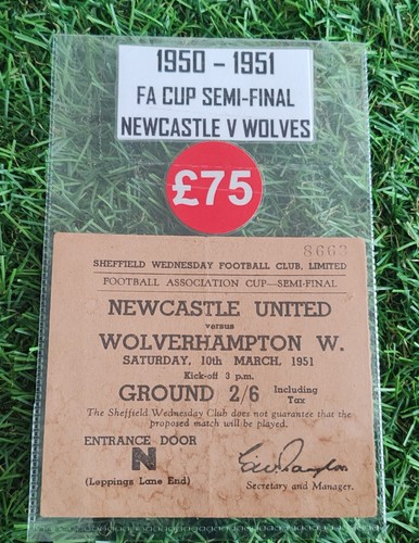 Cup semi final match - fa, ticket