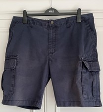 M&S Men’s Navy Cotton Cargo